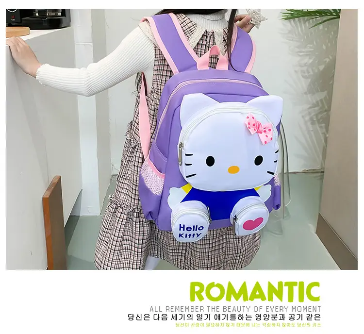 (Wholesale), children's backpack, cartoon school bag girl's for early age for men and women, 3-8 years — chobi 14