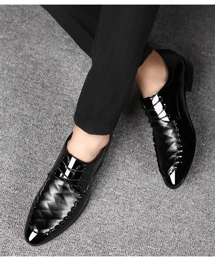 Men's classic suit jacket, casual footwear, universal wedding shoes, plus size, dropshipping available — chobi 24