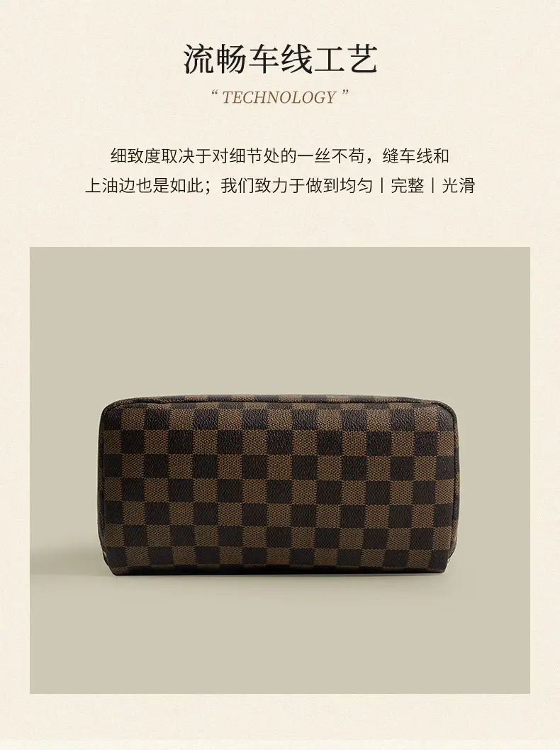 (Cross-border trading), retro handheld cosmetic bag, capacious organizer bag for traveling, shoulder bag — chobi 9
