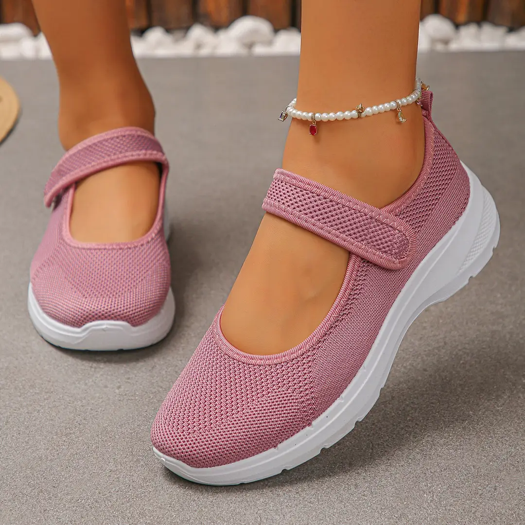 (Cross-border trading), Mary Jane shoes, breathable shoes, lightweight sneakers low-cut, casual women's walking shoes, plus size, for middle age, made — chobi 6