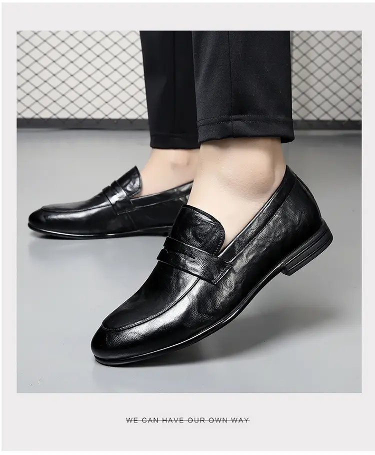 Men's universal shoes, casual trend loafers, high-quality style, non-slip sole, easy to put on — chobi 20