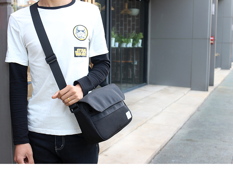 Shoulder bag, men's backpack, sports one-shoulder bag for leisure, Korean style — chobi 15