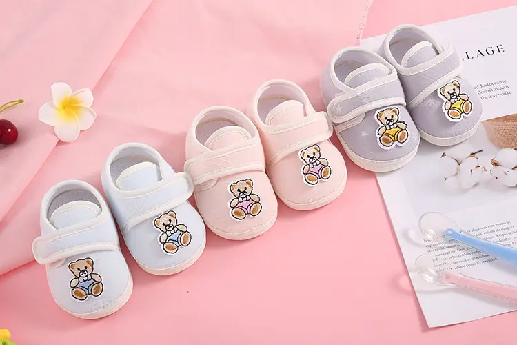 Spot hot baby shoes anti-slip toddler shoes beef tendon soft sole baby shoes children's shoes newborn shoes baby full moon shoes — chobi 13