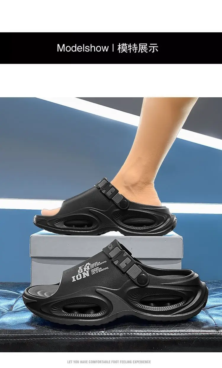 (Wholesale), quality sandals, men's non-slip slippers to go out platform, can be worn in two ways — chobi 9