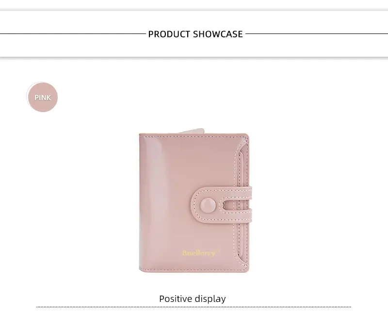 Wallet, shoulder bag, short brand card holder, high-quality style — chobi 11