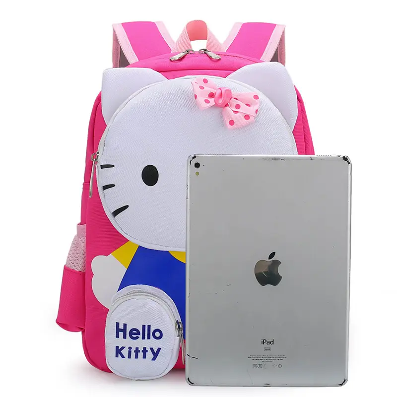 (Wholesale), children's backpack, cartoon school bag girl's for early age for men and women, 3-8 years — chobi 4