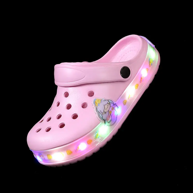 (Cross-border trading), (Wholesale), children's summer Crocs-style slippers, sandals, beach footwear — chobi 4