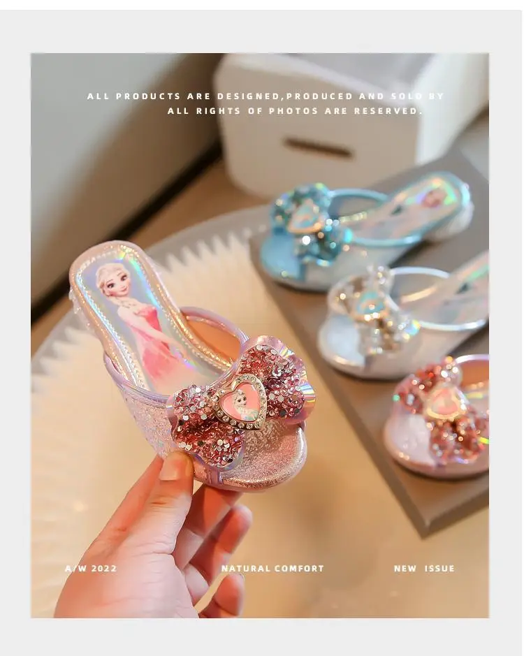Summer mule, children's women's slippers, non-slip sandals, princess style, western style, suitable for outdoor wear — chobi 2