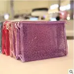 Korean style casual bag letter jacquard cosmetic bag horizontal style square hand cosmetic bag toiletry bag for women — chobi 28