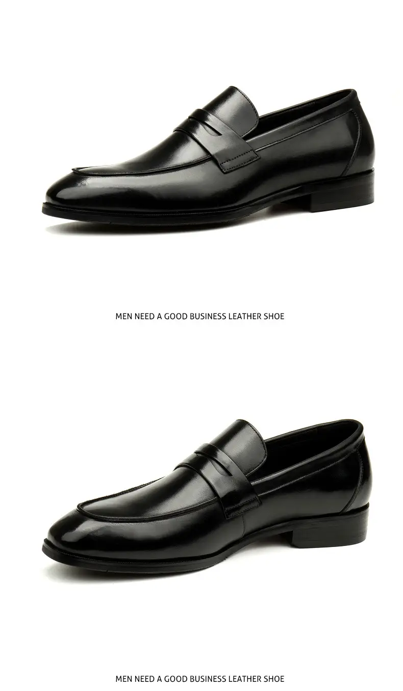 The new men's shoes, the European version of the leather, comfortable soft leather surface.Working at work, large size 45 — chobi 17