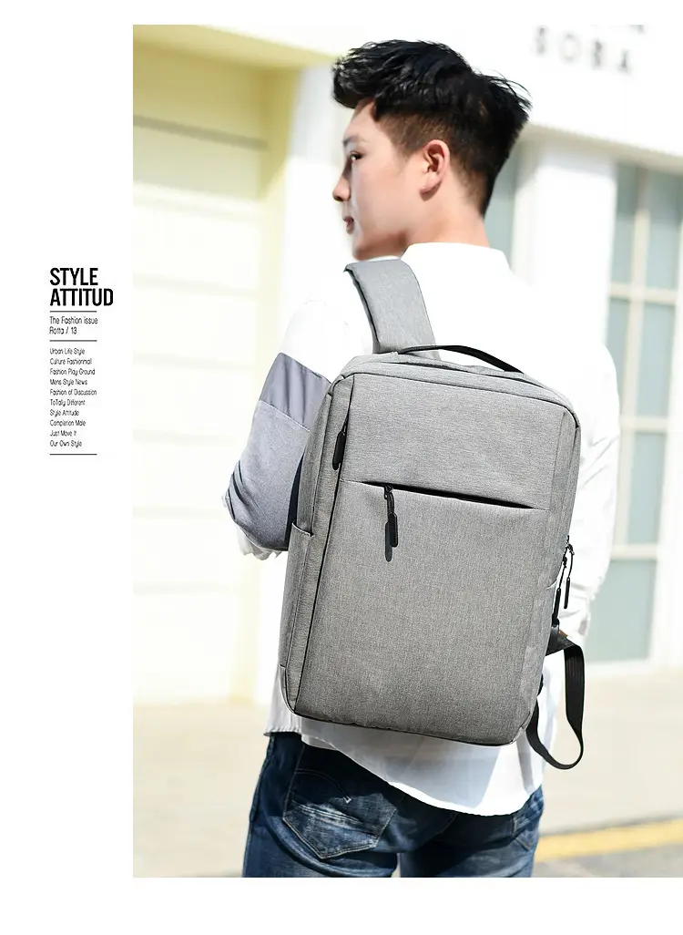 (Cross-border trading), laptop charging, backpack for men and women for leisure, with your logo imprint, business version, Birthday gift, worn on the — chobi 13