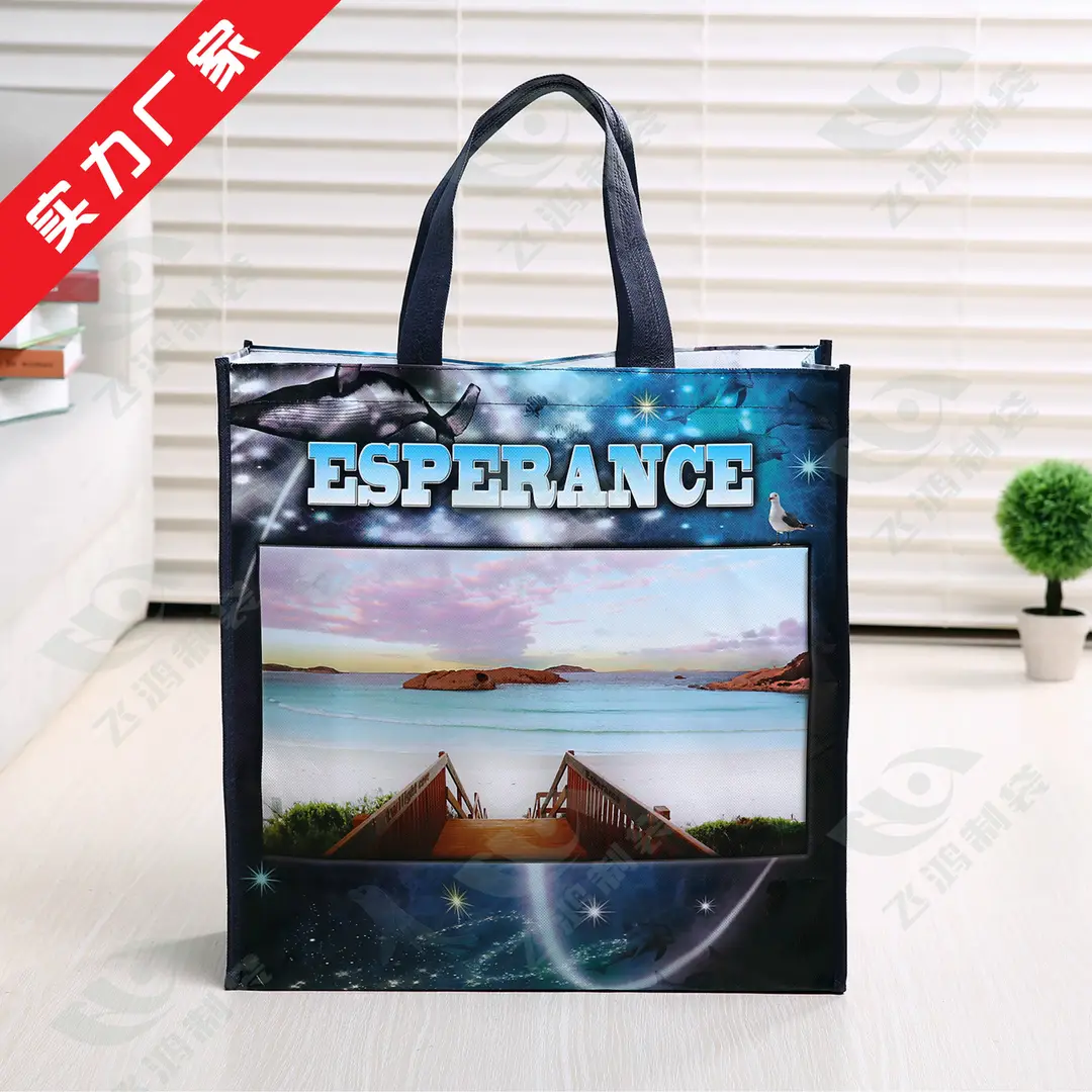 Cloth bag non-woven cloth, linen bag, folding shopping bag — chobi 5
