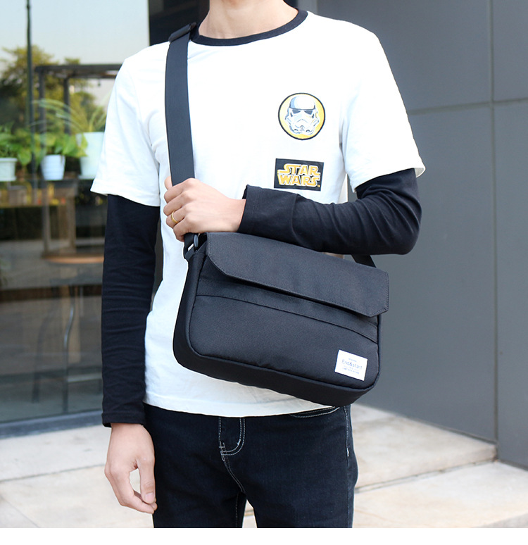 Shoulder bag, men's backpack, sports one-shoulder bag for leisure, Korean style — chobi 13