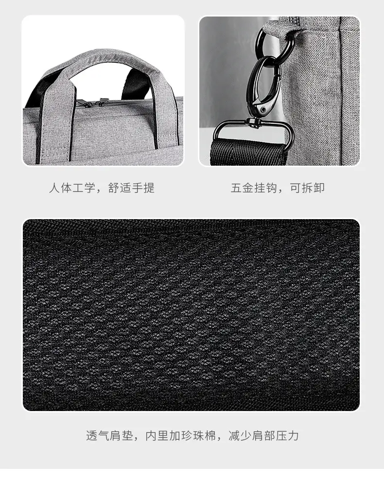 (Wholesale), one-shoulder bag, laptop, waterproof bag for men and women, 131415.6 inch, logo printing service — chobi 18