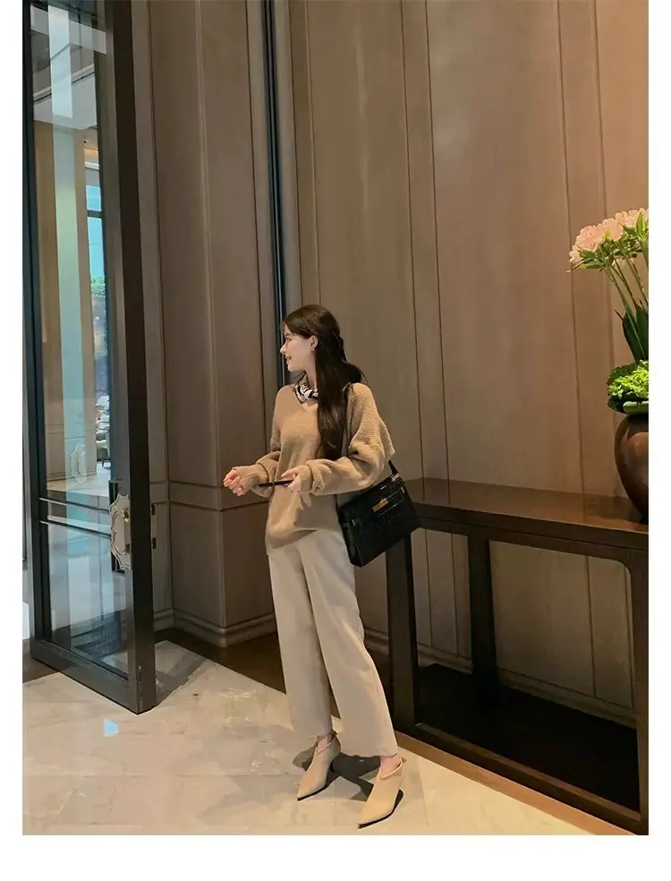 Elegant high heels pointed-toe stiletto heels, universal demi-season low boots, (Physicals), french style — chobi 31