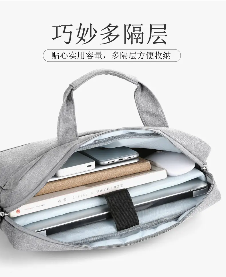 Apple, lenovo, HP, compatible laptop, one-shoulder bag, business version — chobi 4