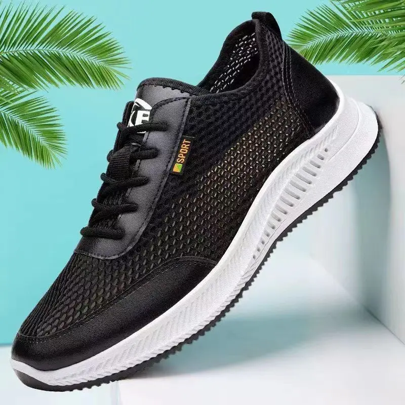 Summer thin mesh breathable shoes, casual comfortable running sneakers for students, soft sole — chobi 15