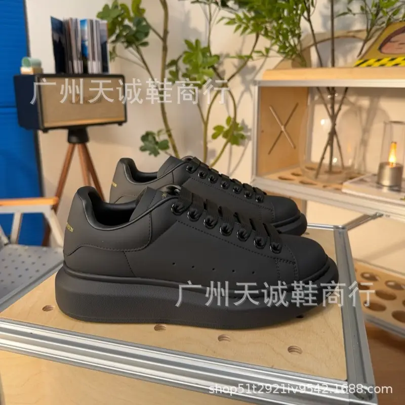(Cross-border trading), universal casual white sneakers platform with hidden heel for men and women, extra thick chunky platform — chobi 4