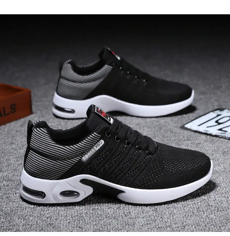 (Cross-border trading), summer breathable soft heel, casual running sneakers, plus size, made with flyknit technology — chobi 19