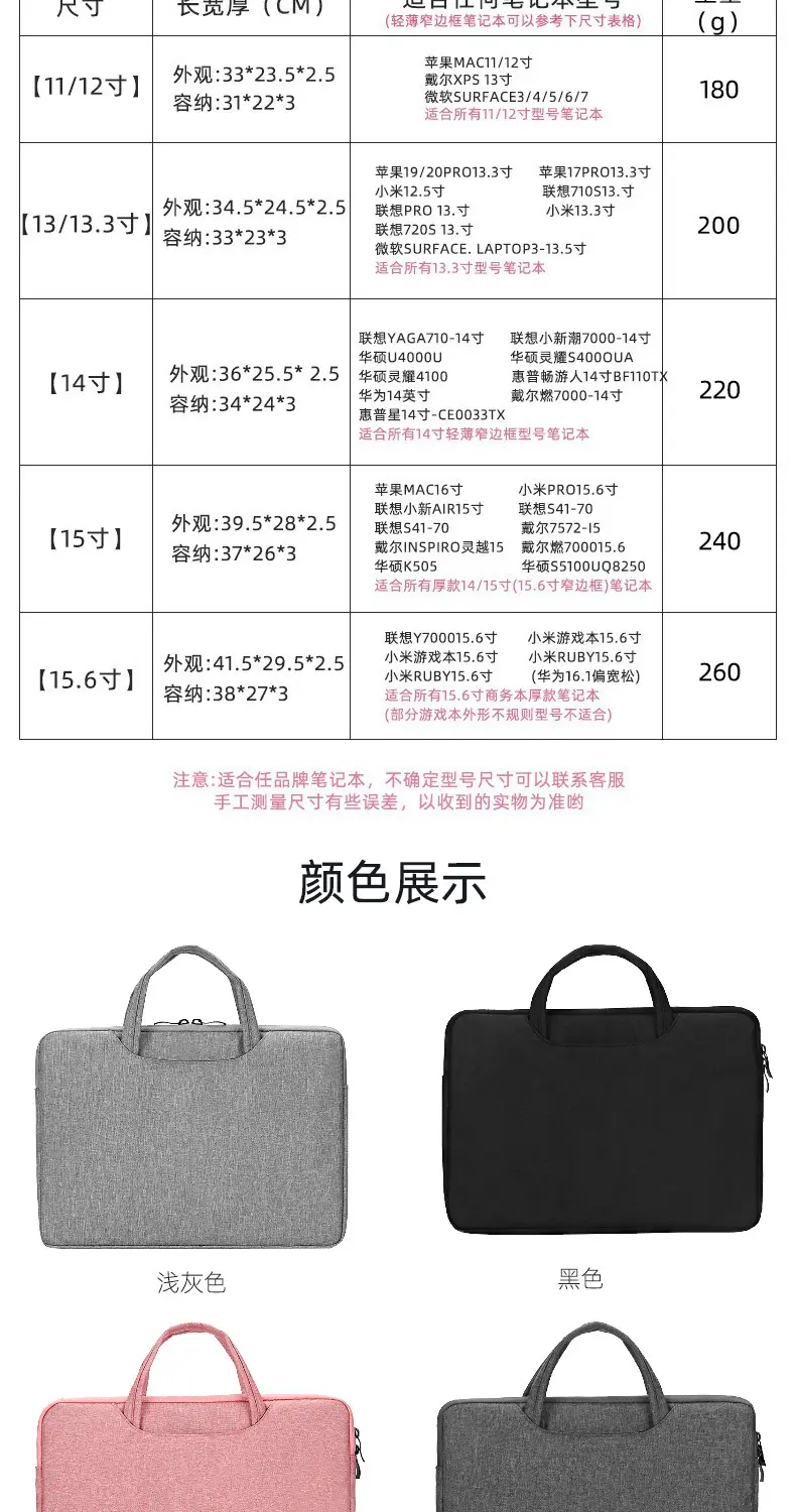 Apple, huawei, laptop, shockproof waterproof bag, velvet tablet liner for men and women, (Physicals) — chobi 5