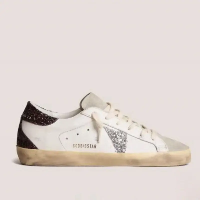 Leather white sneakers with hidden heel for men and women — chobi 6