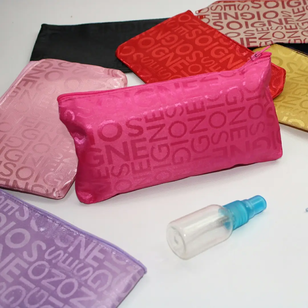 Cosmetic bag, storage system, wallet, hand loop bag, small clutch bag with zipper, cosmetic lipstick, South Korea — chobi 24