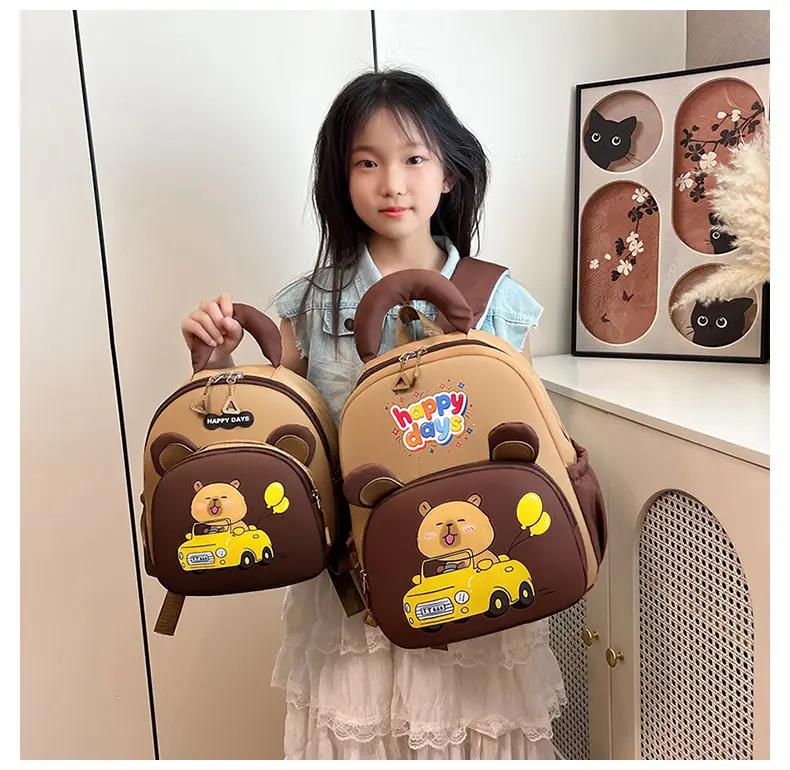 (Cross-border trading), cute children's backpack for men and women for early age, school bag — chobi 20