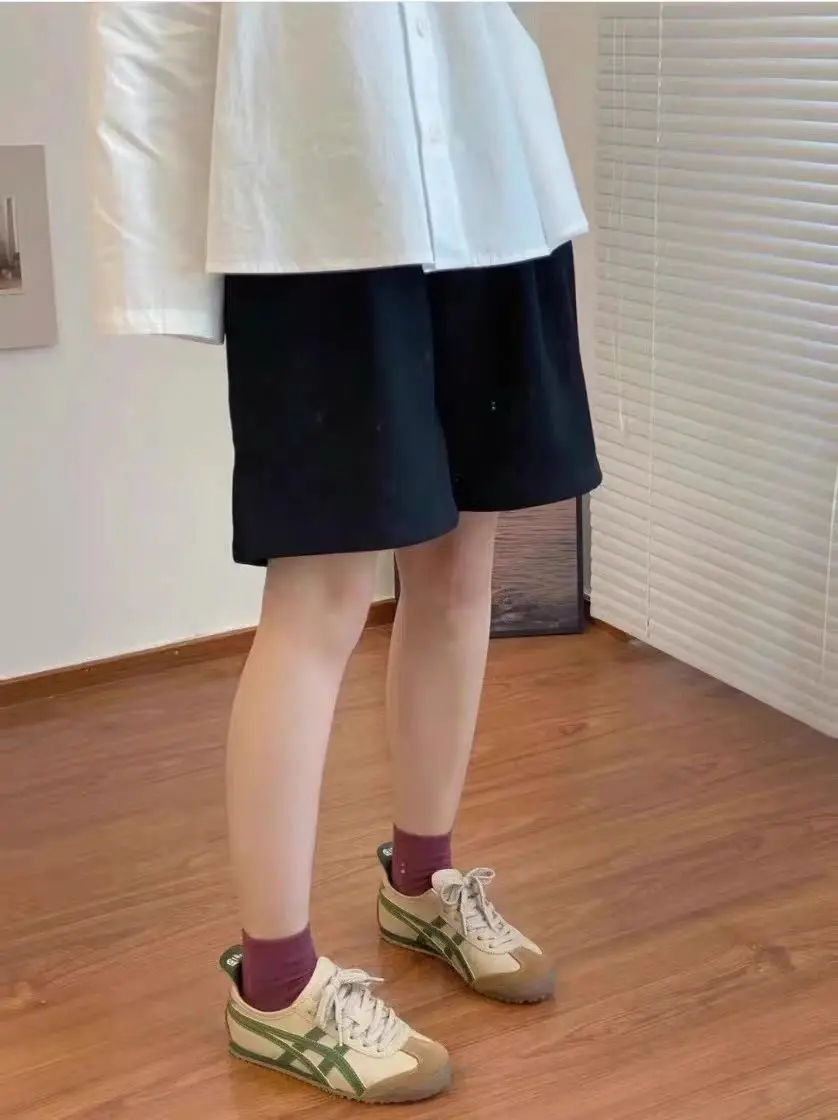 Cross-border Onizuka official website onslaught tiger flagship men's and women's one-step lazy moral training Forrest Gump white shoes — chobi 11