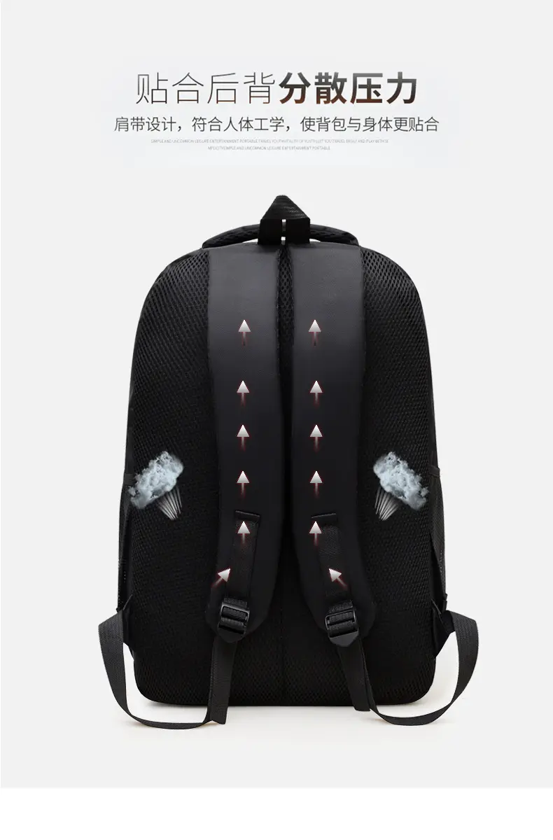 (Cross-border trading), casual backpack, laptop, travel bag, simple and elegant design, business version — chobi 11