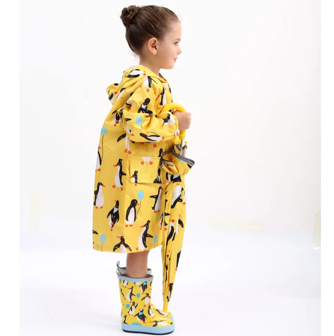Promotion Cross -border INS Explosion Penguin Sky Horse Leopard Rain Rain Boots Rubber Waterproof ENBIHOUSE Children's Rain Shoes — chobi 13