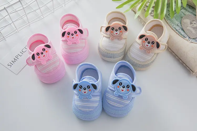 Spot hot baby shoes anti-slip toddler shoes beef tendon soft sole baby shoes children's shoes newborn shoes baby full moon shoes — chobi 34