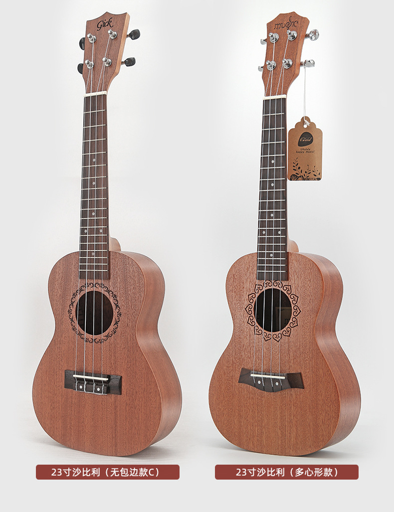 (Wholesale), ukulele with a score, guitar, musical instruments, direct factory sales — chobi 15