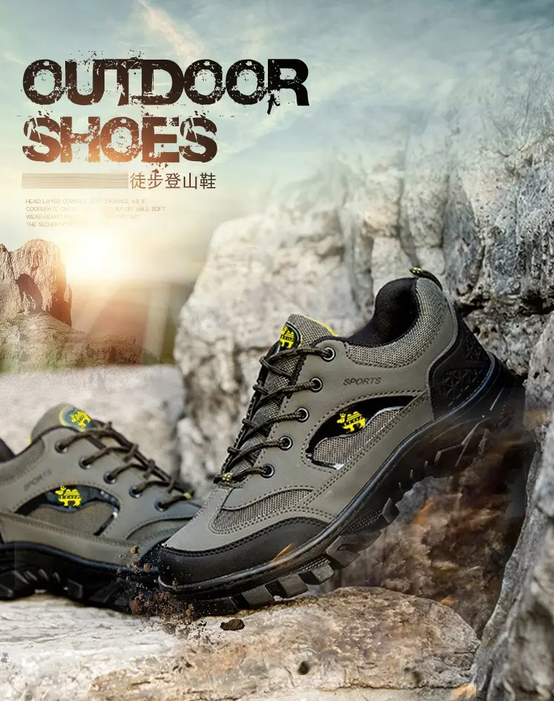 Casual sneakers all-season outside climbing, breathable shoes, plus size, for running — chobi 16