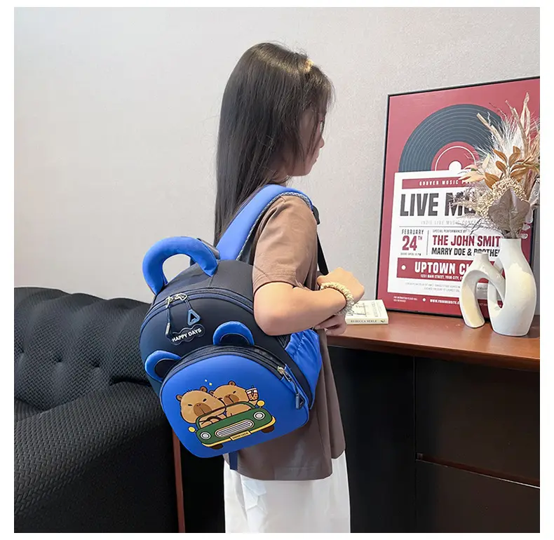(Cross-border trading), cute children's backpack for men and women for early age, school bag — chobi 23