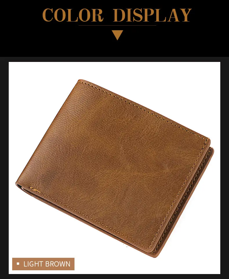 (Wholesale), men's short retro wallet for students, with your logo imprint, (Physicals) — chobi 15