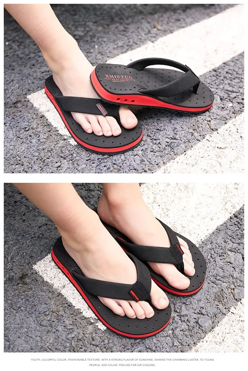 (Cross-border trading), children's summer slippers for boys, non-slip flip flops, beach footwear, mule flat, suitable for outdoor wear, soft sole, fam — chobi 22
