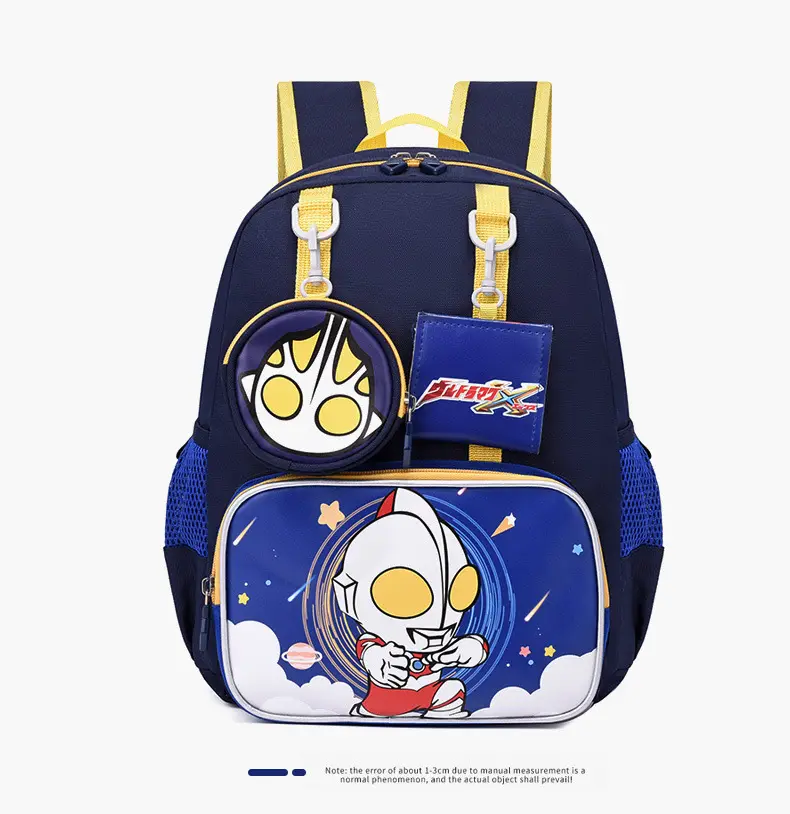 School bag for kindergarten, cartoon backpack for students, purse, card holder, pony, Spiderman — chobi 16