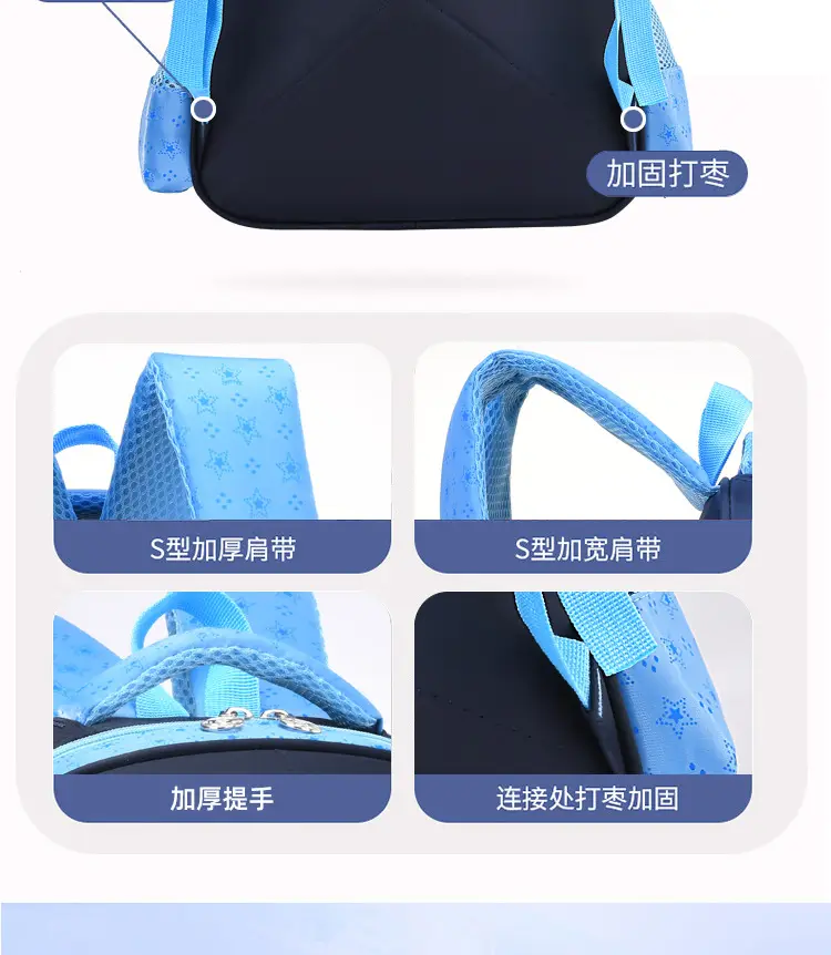 Cartoon school bag for men and women, cute backpack lightweight, 1-3 years, spine protection — chobi 8