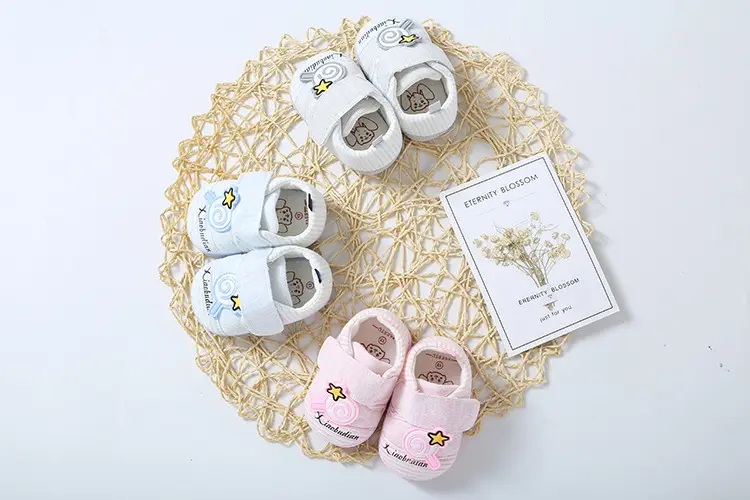 Spot hot baby shoes anti-slip toddler shoes beef tendon soft sole baby shoes children's shoes newborn shoes baby full moon shoes — chobi 2