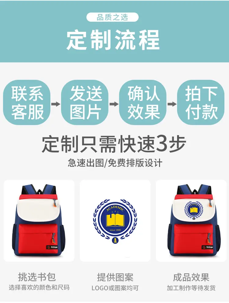 School bag, backpack for early age, custom-made, with your logo imprint, early education — chobi 14
