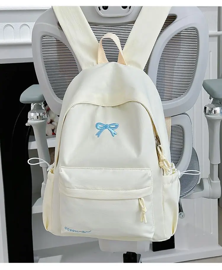 Backpack, Japanese universal capacious fresh shoulder bag, for secondary school — chobi 40