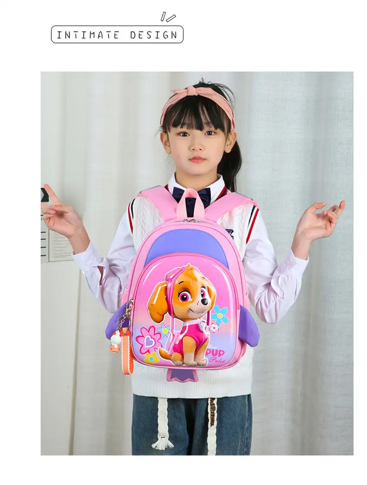 School bag for early age, cartoon backpack, card holder for men and women, 3-6 years — chobi 21