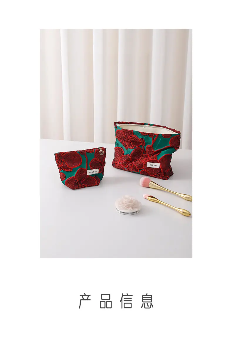 Retro capacious cosmetic bag, small clutch bag, storage bag, wallet, high-quality style — chobi 1