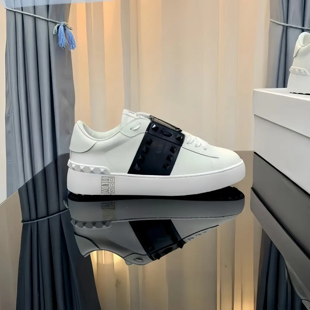 Fashionable universal sports white white sneakers for men and women platform, height increasing — chobi 5