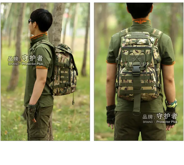 S413-40 liter X7 Arrow Fish Tactic Guardian Guardian Outdoor Backpack Travel Backpack X7 Fish Tactical Pack — chobi 26