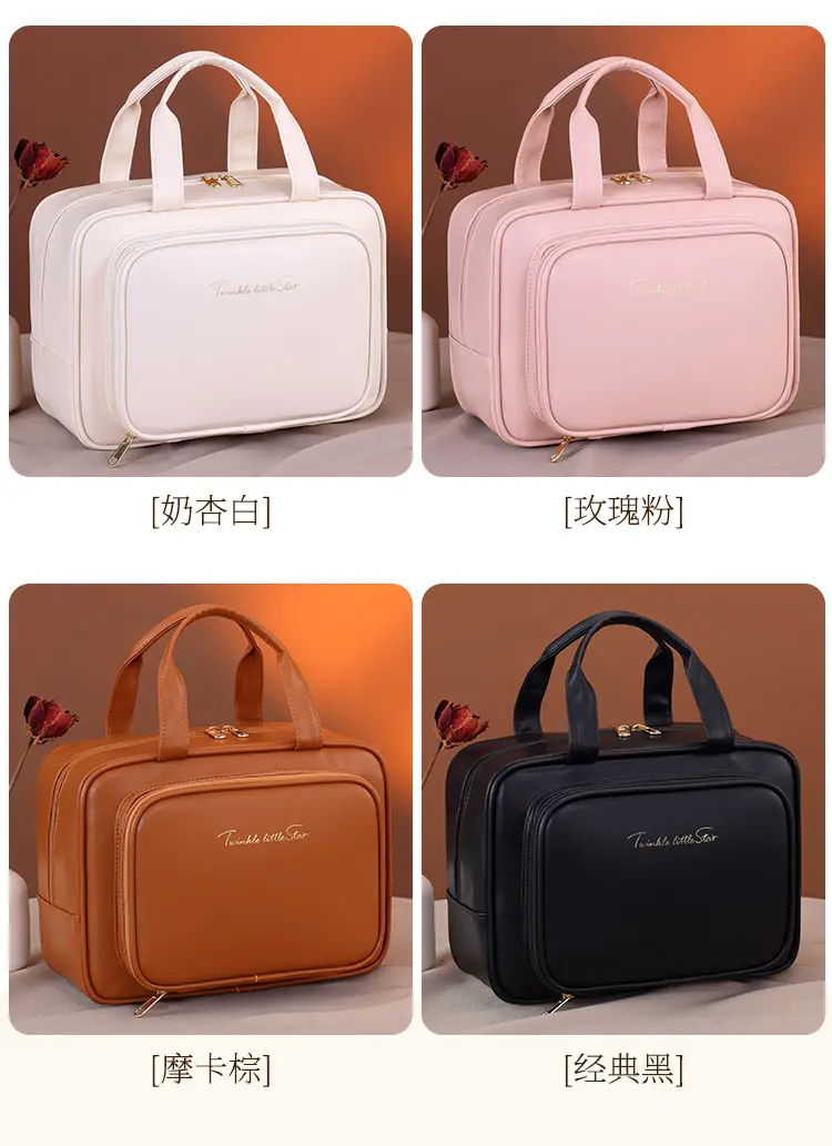 (Cross-border trading), capacious cosmetic bag, handheld organizer bag for traveling — chobi 9