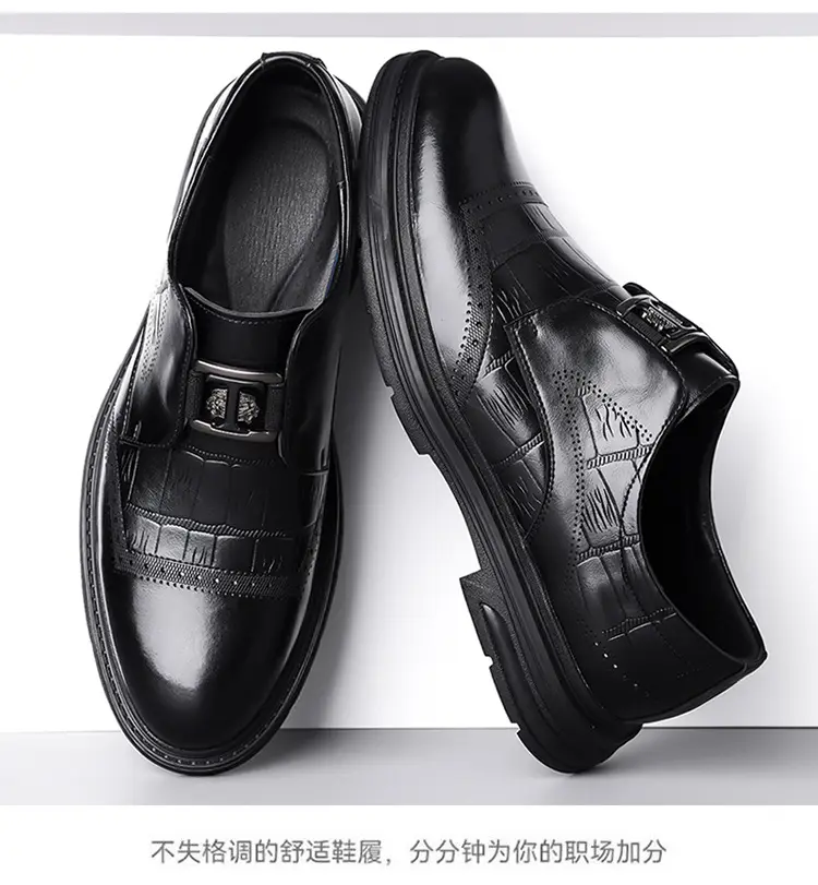 (Wholesale), men's classic suit jacket, fashionable casual footwear, comfortable shoes for work and office — chobi 23