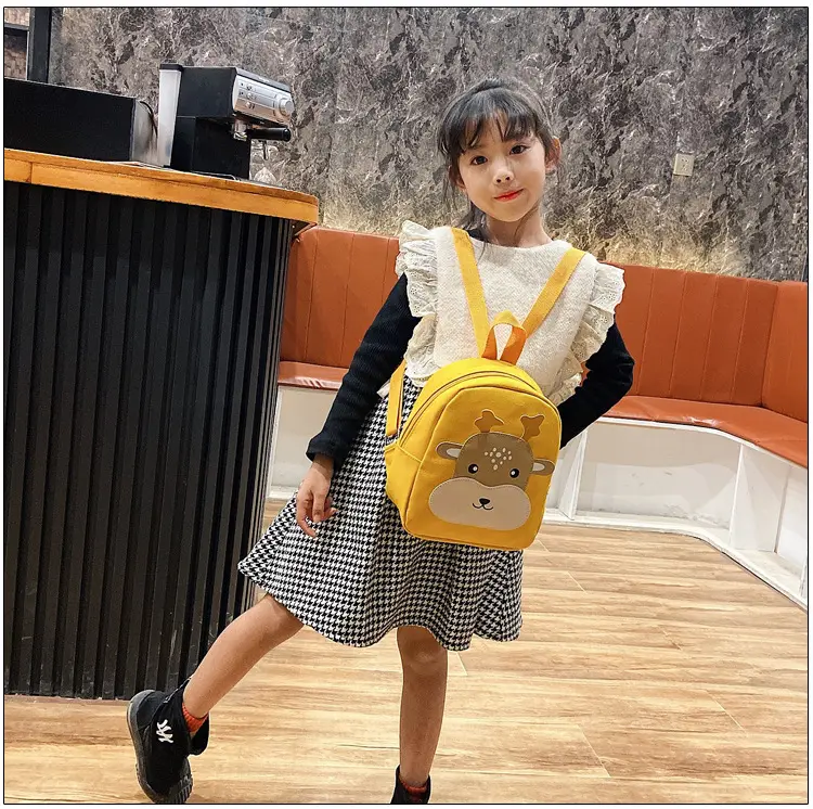 (Wholesale), cartoon hairpins, school bag for early age for men and women girl's, cute children's backpack, 2-5 years, early education — chobi 14