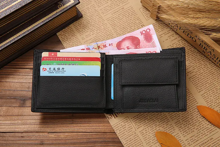 Wallet, coins, genuine leather, factory direct supply — chobi 16