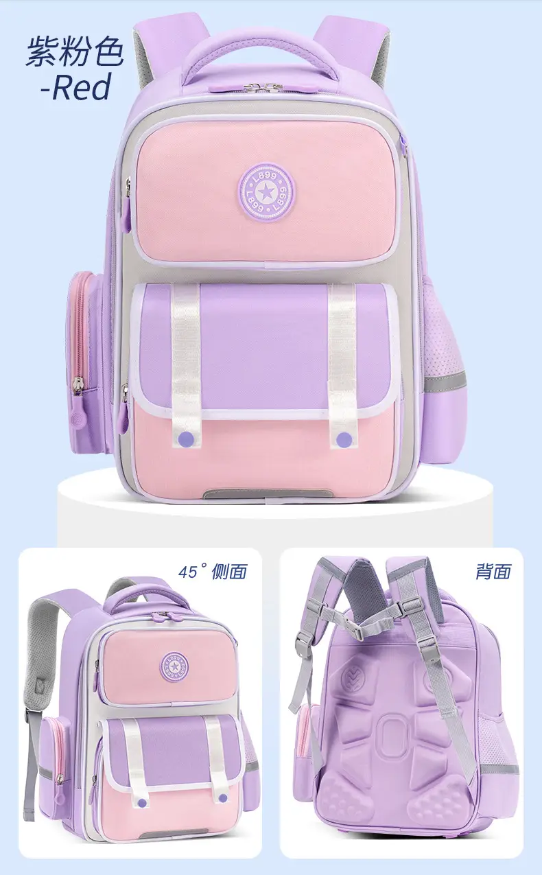 School bag for men and women, backpack, spine protection, 1-3-6 years, 6-12 years, logo printing service — chobi 17